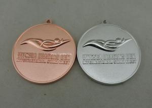 Multi Plating 3D Die Casting Sport Medals , Customized Awards Medals By Stamping