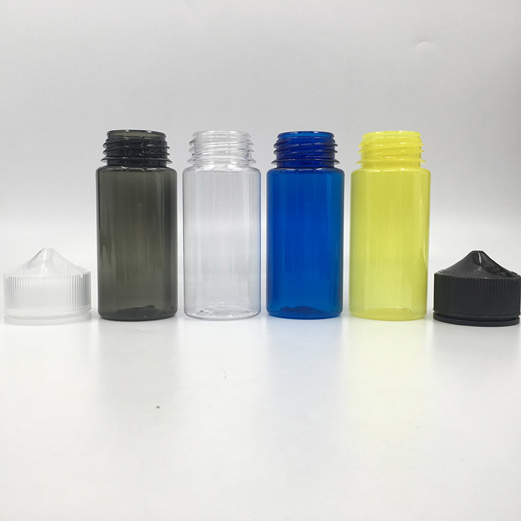 Childproof Liquid Dropper Bottles In Various Capacities Featuring Custom Screen Printing Designs