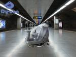 Large Ride On Floor Scrubbers For Transportation Hubs