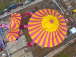 Red Yellow Roof Cover Outdoor Circus Tents