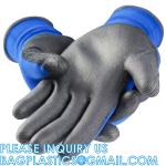Nylon Knitted Polyurethane Palm Heavy Duty Work Fit Glove Knit Guantes De