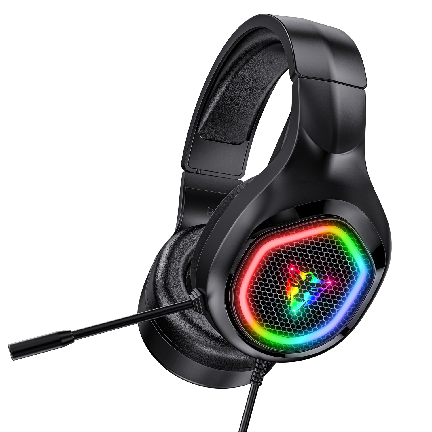 G1 Hot-Selling Wired Nois Cancellation Headphones With Mic Luminous game earphone