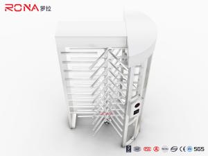 China High Security Full Height Turnstile Access Control 30 Persons / Minute Transit Speed wholesale
