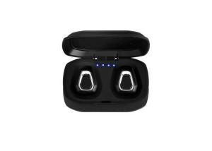 China Metal Siliver Color True Wireless Stereo Earbuds 8mm Size Hi-Fi Stereo Speaker wholesale