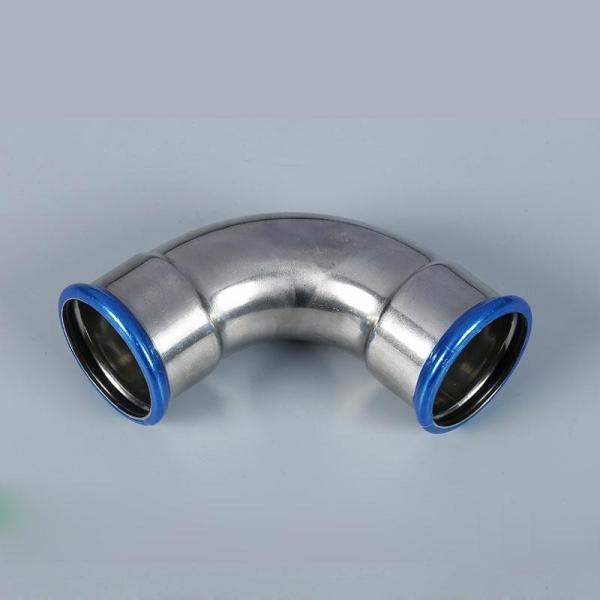Compression Push Fit Stainless Steel Pipe Fittings 1.6MPa V Profile Connector