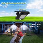 Solar LED Street Light Outdoor Clip-on Motion Sensing Light IP65 Waterproof