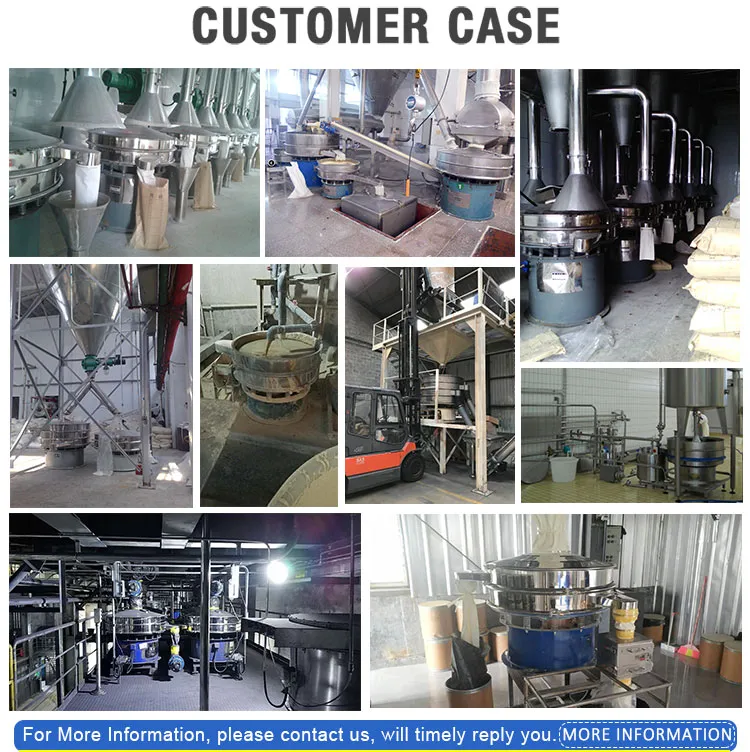 High Efficiency Round Vibrating Screen for Pollen Separation