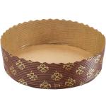 Brown Gold Short Kraft Paper Baking Mold Rk Bakeware 2.88 Lb
