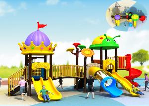 China OEM Kids Plastic Playground Equipment , Skidproof Jungle Gym Outdoor Playground wholesale