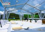 10m Width 15m Length Transparent Top Tent For 150 People Wedding Party