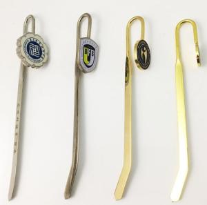 China Promotional Metal Bookmark with National Flag Logo for All Kind of Books wholesale