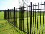 Home Garden tubular pool fencing Aluminum Profile Fence Black steel fence