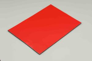 China Chinese Red PE Aluminum Composite Panel Corrosion Resistant Offices Acp Sheet Outdoor wholesale