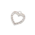 Micro Pave 18K Gold Pendant