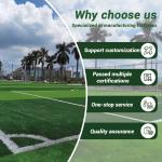 Eco-Friendly Sustainable Artificial Grass for Football Fields All-Season