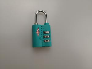 China Luggage Security TSA Safe Skies / 3 Digit Number Lock Padlocks BSCI Approved wholesale