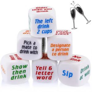 China Party Drinking Bar Dice Game Rolling Decider Drunk Frenzy Party Game wholesale