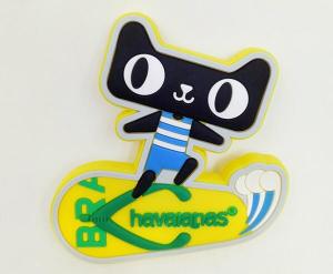 China Funny Cat Silicone Fridge Magnet,Multi Colored Fridge Magnet For Home Decoration wholesale