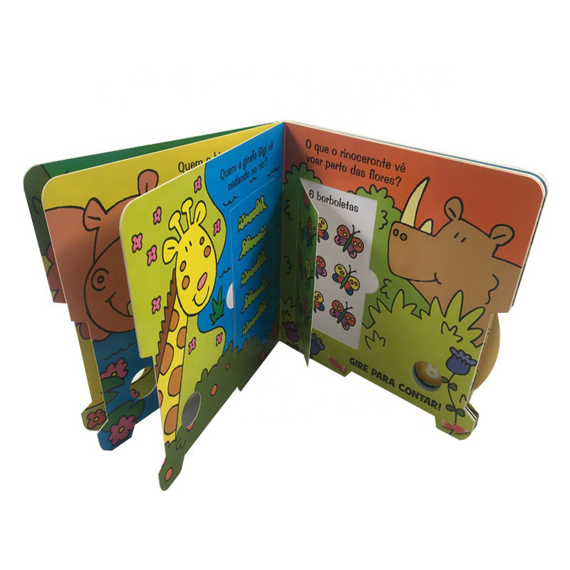 Offset Paper Printing Services Story Eductation Book With Round Coner