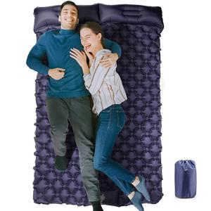 China Waterproof Compact Built In Air Pump TPU Two Person Camping Sleeping Pad wholesale