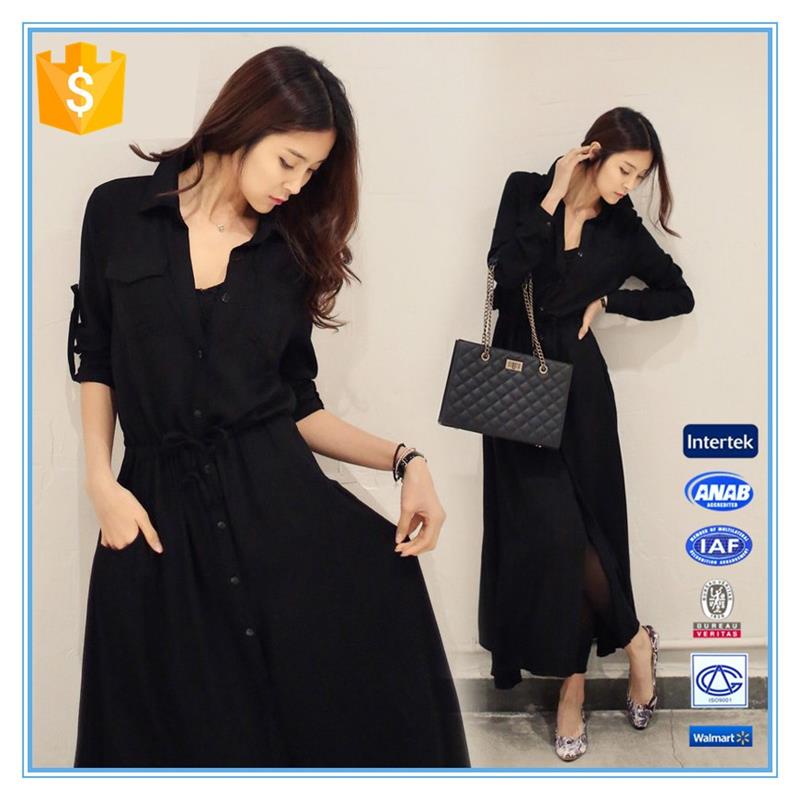 2016 New Ladies Hot Sale Plus Size Linen Dress Manufacturer In China