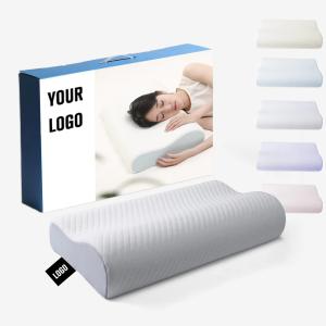China New Stomach Sleeper Orthopedic Pillow Cervical Bamboo Contour Ergonomic Memory Foam Pillow wholesale