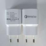 QC3.0 QC2.0 5v 1a 5v 2.1a 5v 3a usb charger white color usb adapter for samsung