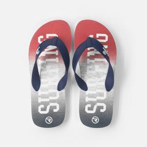 China Mens PVC Lightweight Black Thin Strap Flip Flops With EVA Sole wholesale