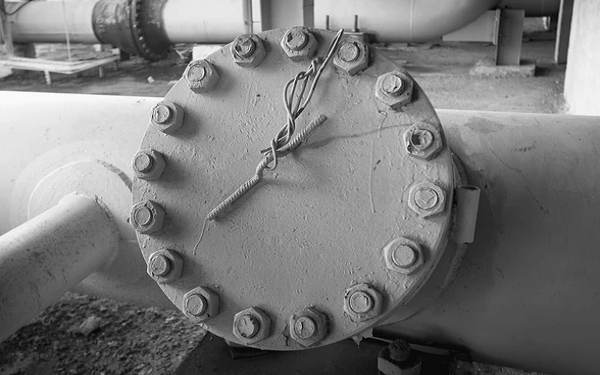 Multi-A325 bolted manhole cover for gas pipel