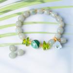 Natural Jade Beaded Bracelet Health Beauty And Harmony Jane Gems For Gift DIY