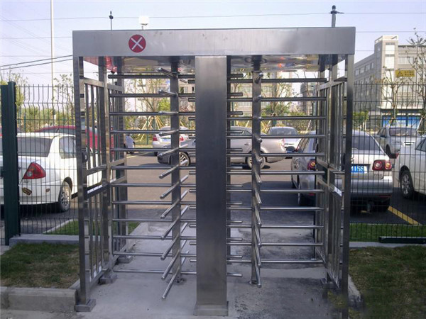 316 Stainless Steel Full Height Turnstile Double Door With Access Control Software