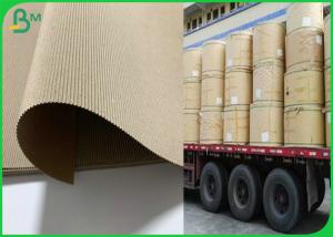 China 2ly E Flute 120g Kraft Corrugated Paper For Gift Box Eco - friendly wholesale