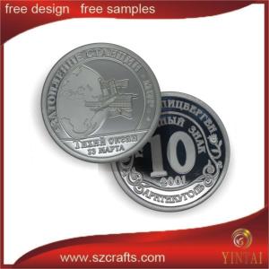 China China factory silver knights templar coin silver/ gold souvenir metal coin wholesale