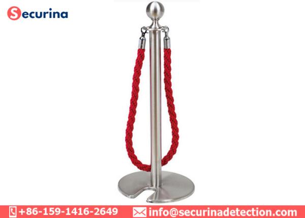 Queue Stand Rope Stanchion Barrier Crowd Control 1500mm Rope For Airport