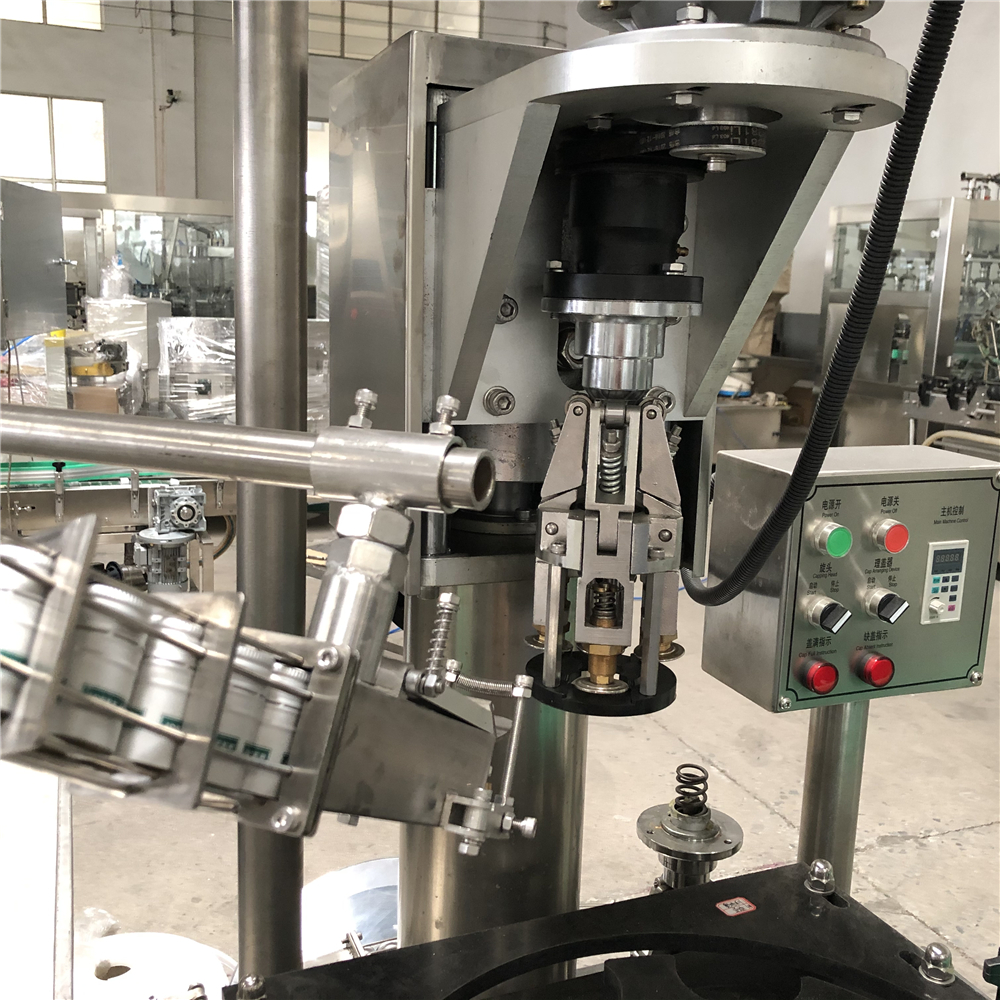Ropp Aluminium Screw Automatic Bottle Capping Machine For Milk