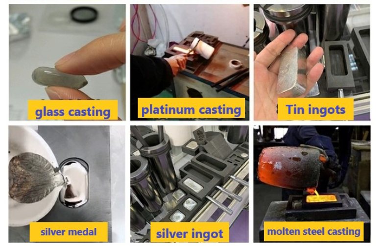 70MPa Compressive Strength Graphite Ingot Mold for Precious Metal Silver Gold Casting