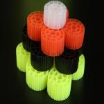 Colorful or customized Plastic Moving Media Filter For Aquariums Virgin HDPE
