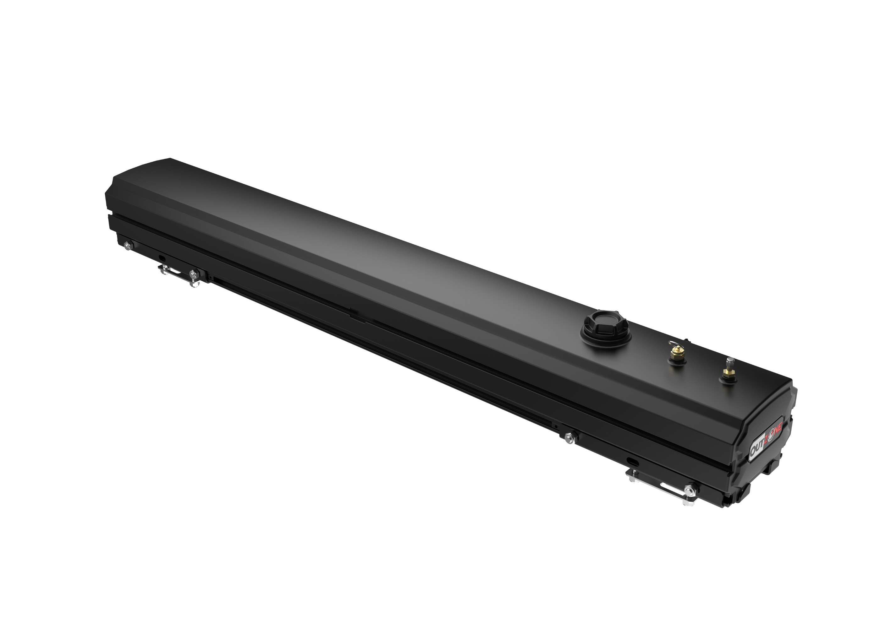 Black Rooftop Aluminum Potable Water Tanks Rugged 26L For Camping