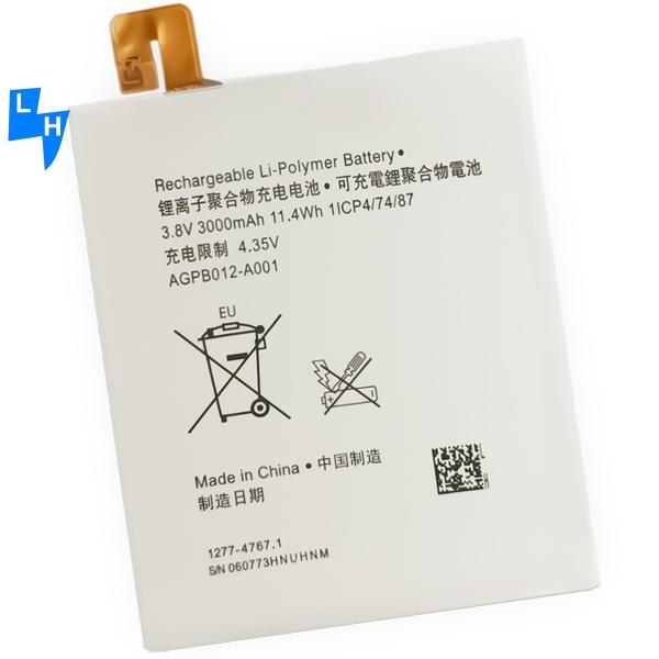AGPB012-A001 Battery for Sony Xperia Z5 Dual E6883 E6853 Z5 Plus 3430mAh 3.8V in