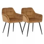 240 pounds bearing Velvet Dining Armchair Metal Base Dining Chair antirust