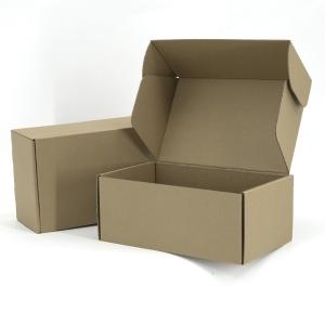 China Custom Size Plain Cardboard Shoe Packaging Box For Packing Material wholesale