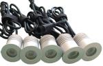 Bridgelux 45mil Mini Outdoor Dimmable LED Downlights , 3V IP67 1W / 3W LED Spot