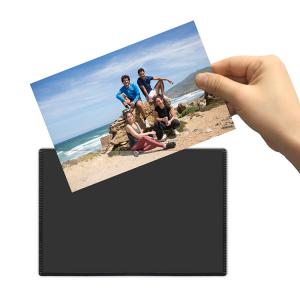 China 5 X 7 Magnetic Acrylic Picture Frame 4x6 Black Color Easy To Install For Kitchen wholesale