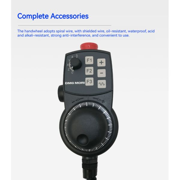IP67 Original DMG Plastic Solid Electronic Handwheel 5 Axis with High Grade Hook Special for Fagor CNC Machine System