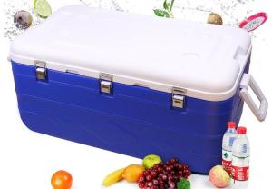 China 36 - 72h Heat Preservation Plastic IBC Container Ice Box 180L Volume wholesale