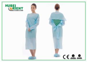 China Disposable Non Woven Polyethene CPE Protective Isolation Gown wholesale