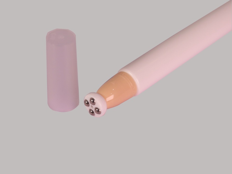 D19mm 10-25ml Squeeze Custom Cosmetic Tubes Rotating Brush BB Concealer Tube