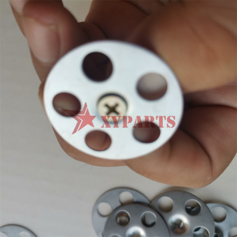 Galvanized Steel Board Fixing Self Locking Washers Round 6mm Center Hole