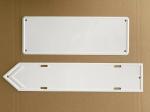 Sublimation Aluminum Blank License Plates Personalized Printing Heat Transfer