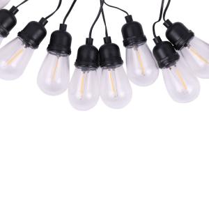 China 5V 1.5W DC Solar Powered LED String Lights 20 Vintage Edison Bulb String Lights wholesale